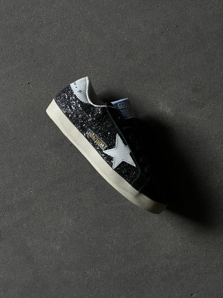 Golden Goose Superstar "Black Glitter"
