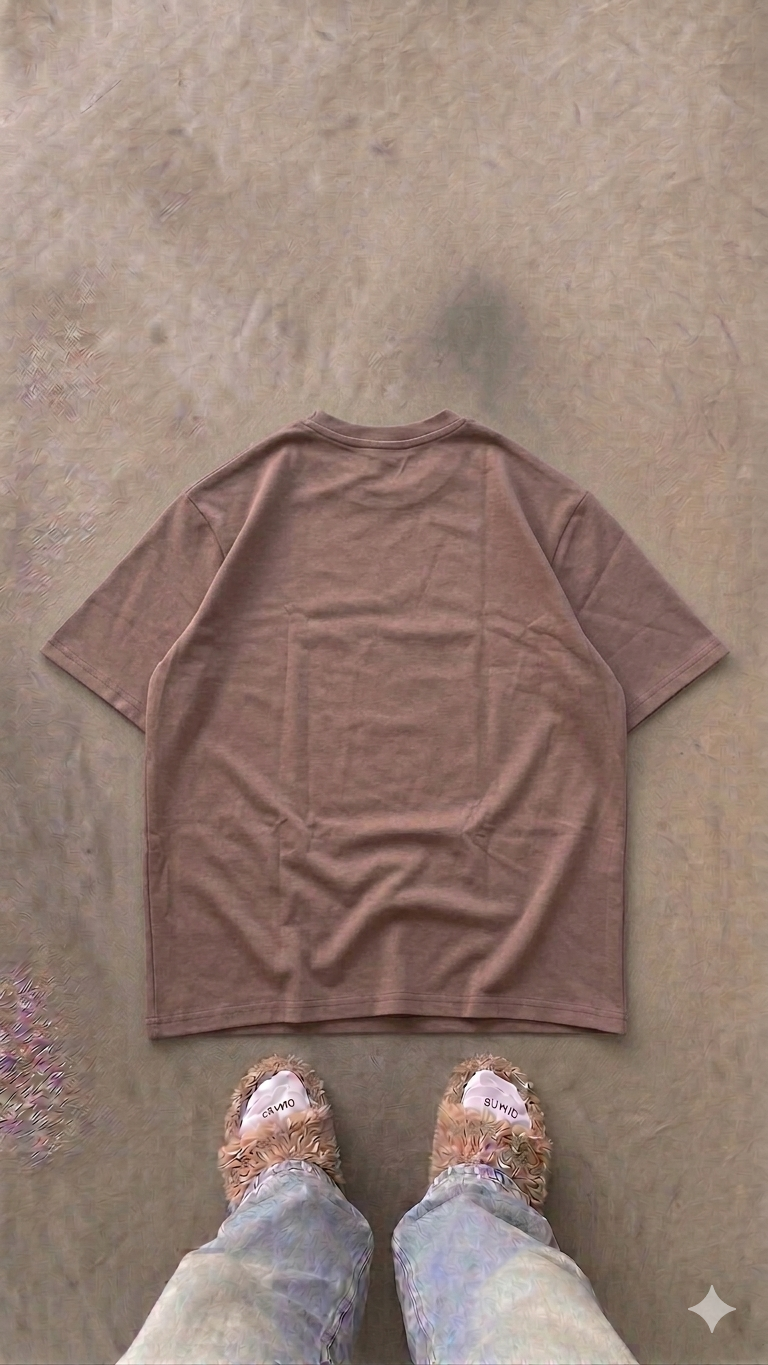 Essentials Coffe Oversized Tee