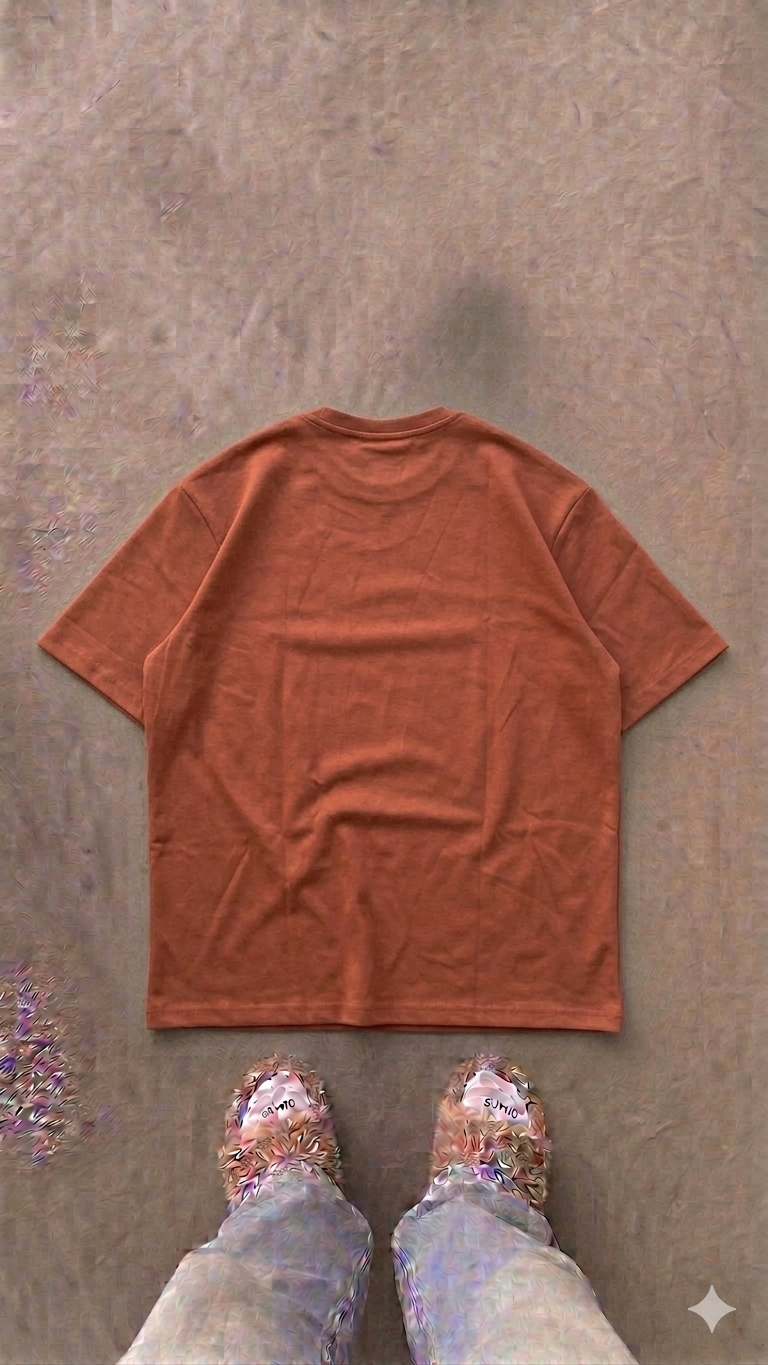 Essentials Khaki Oversized Tee