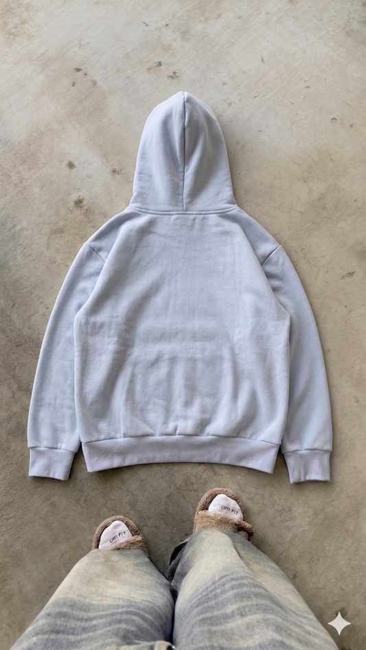 Essentials Blue Oversized Hoodie