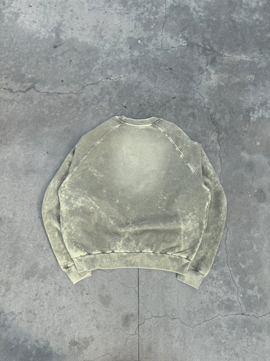 SWEATSHIRT BASIC ACID WASH