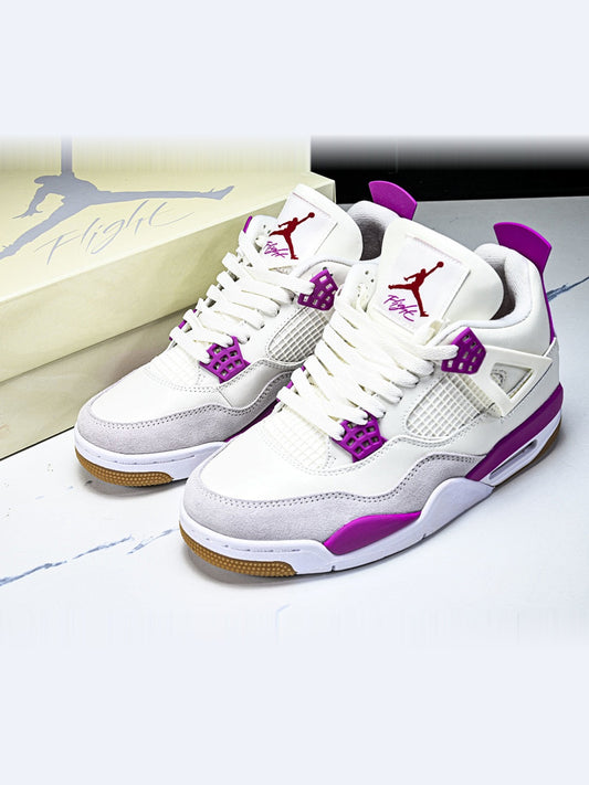 Air Jordan 4 White Fuchsia