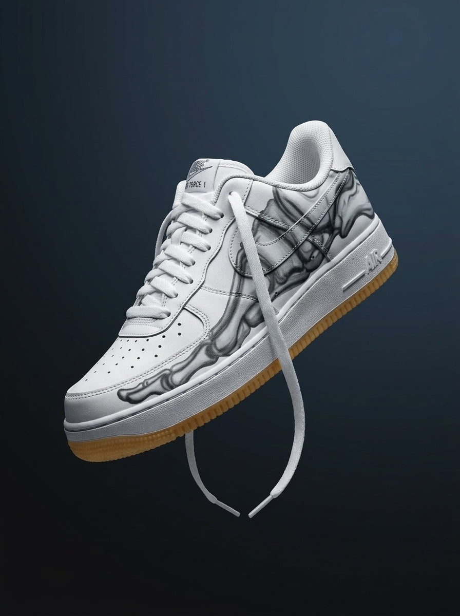 Nike Air Force 1 Low Skeleton Gum