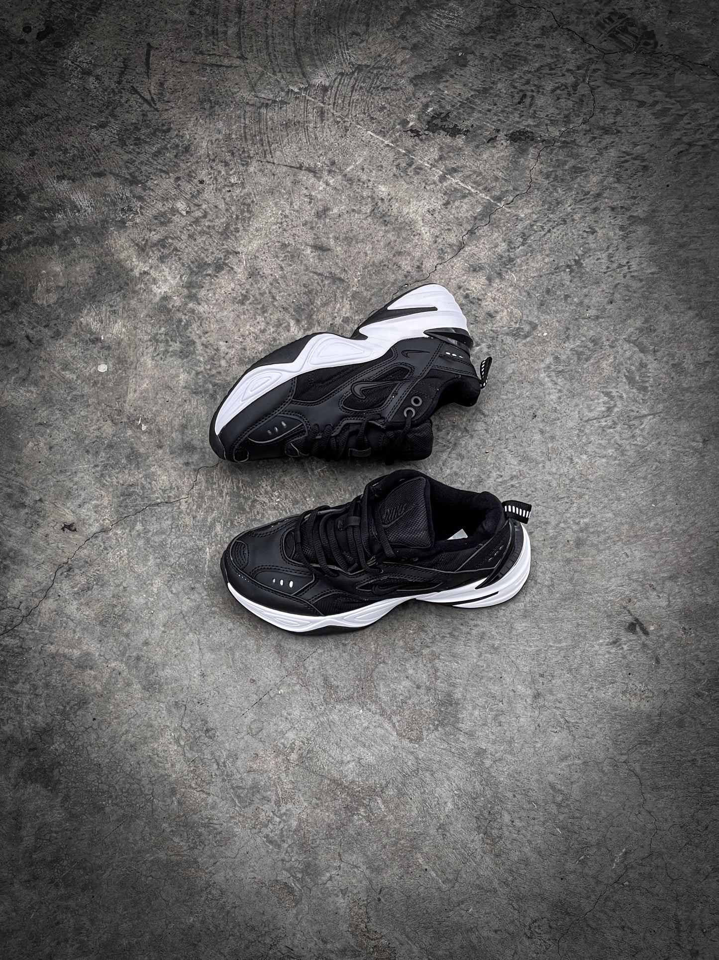 NIKE M2K TEKNO WOMEN BLACK-OIL GREY-WHITE