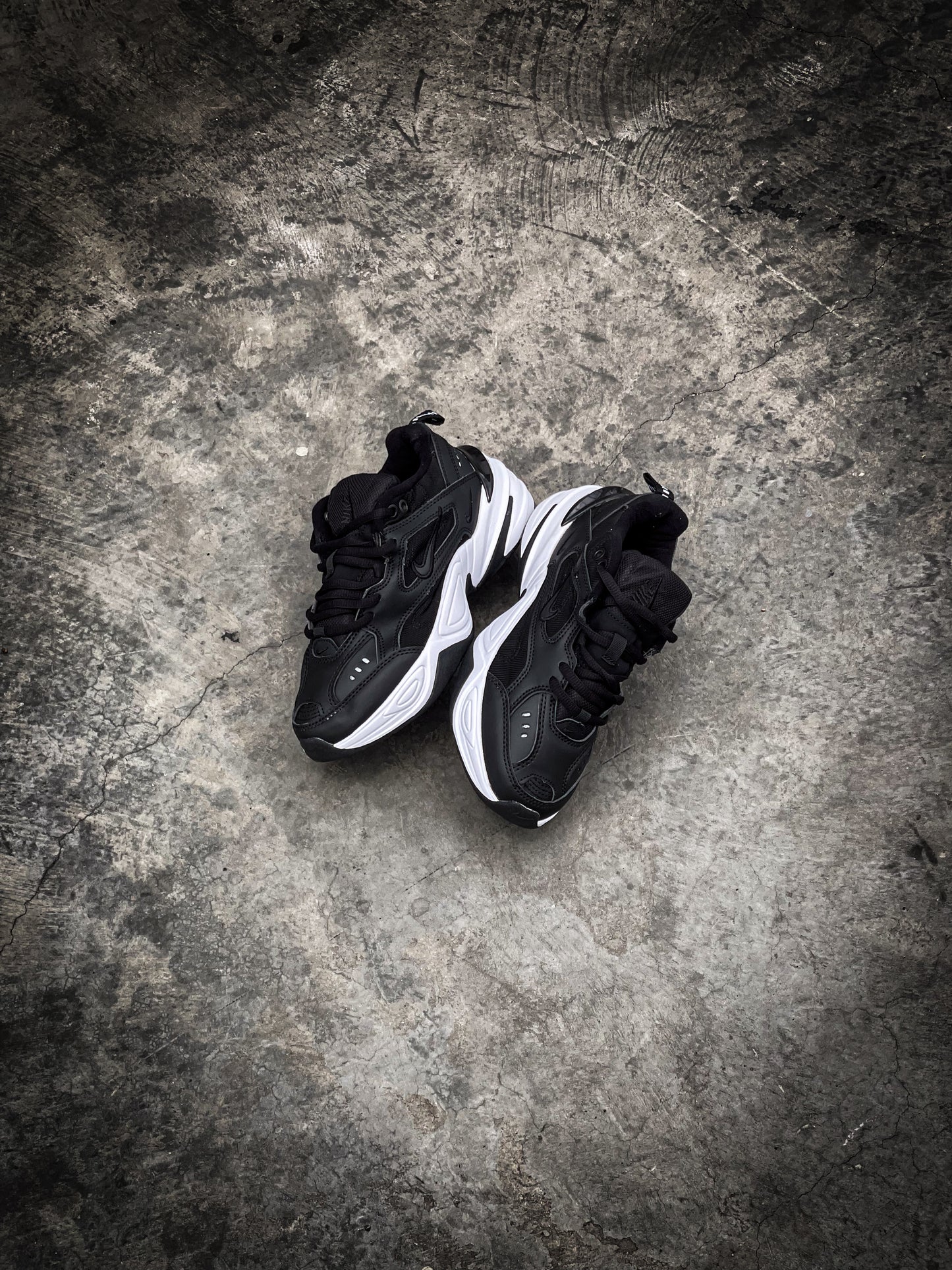 NIKE M2K TEKNO WOMEN BLACK-OIL GREY-WHITE