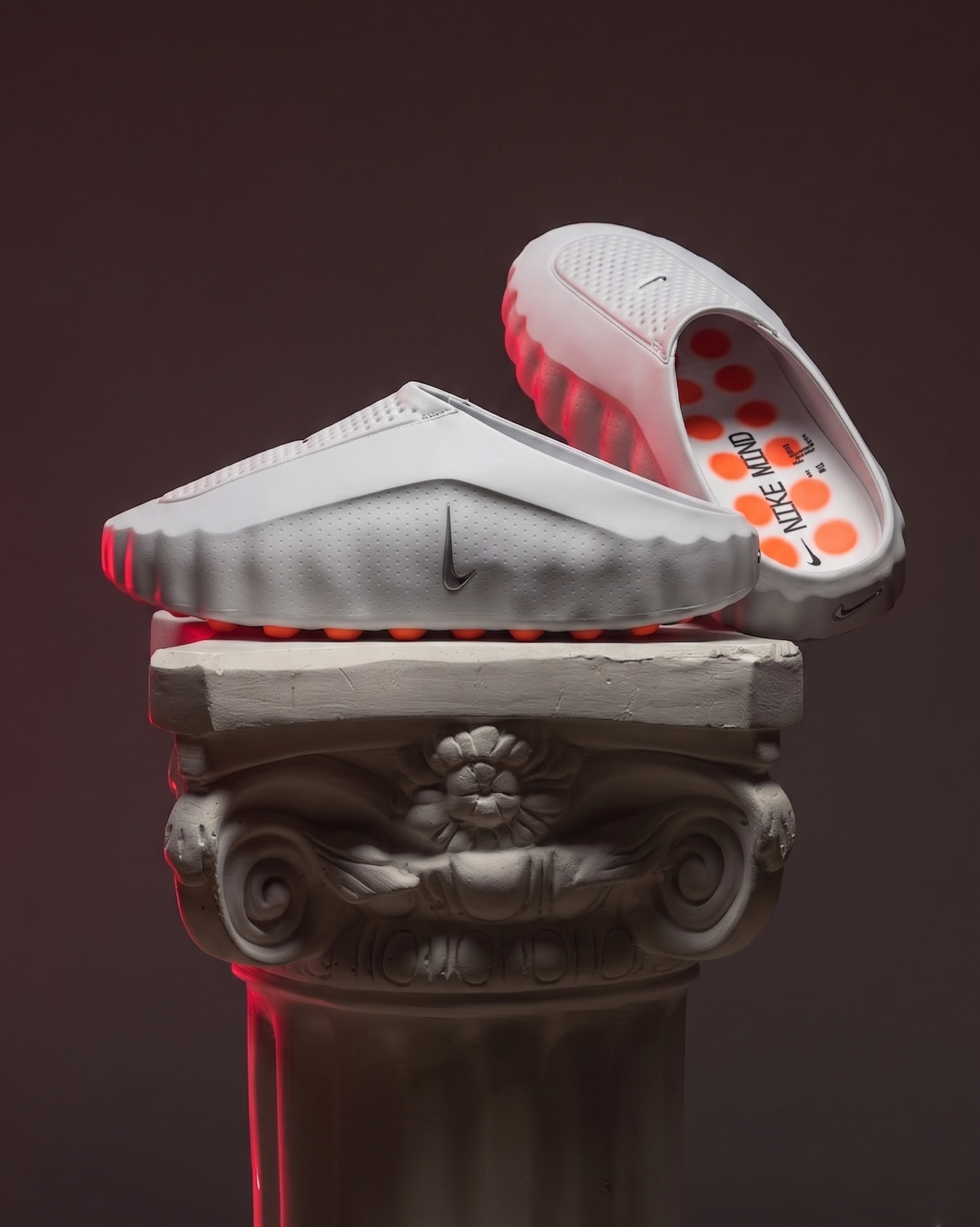 Nike Mind 001 Pregame Light Smoke Grey Mules