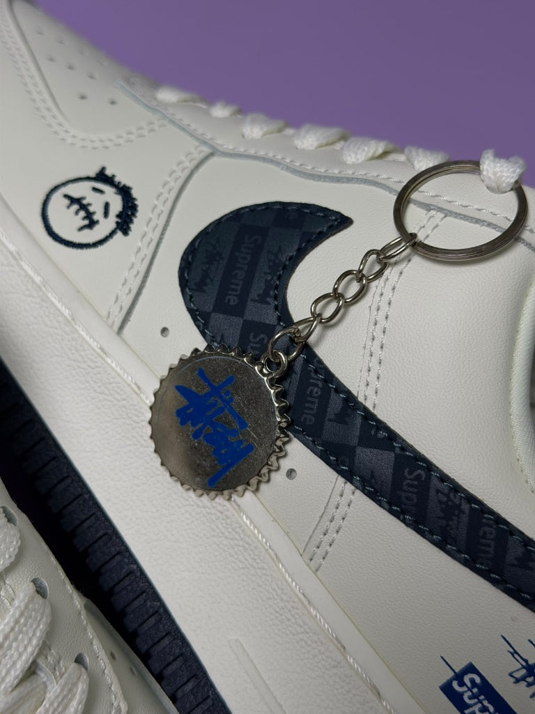 Nike Air Force 1 Low Custom "Travis Scott x Stüssy x Supreme"