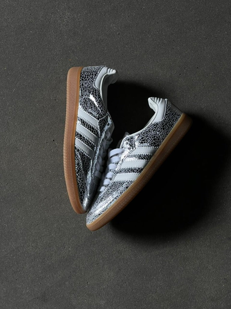 Adidas Samba OG "Silver Metallic Cracked"