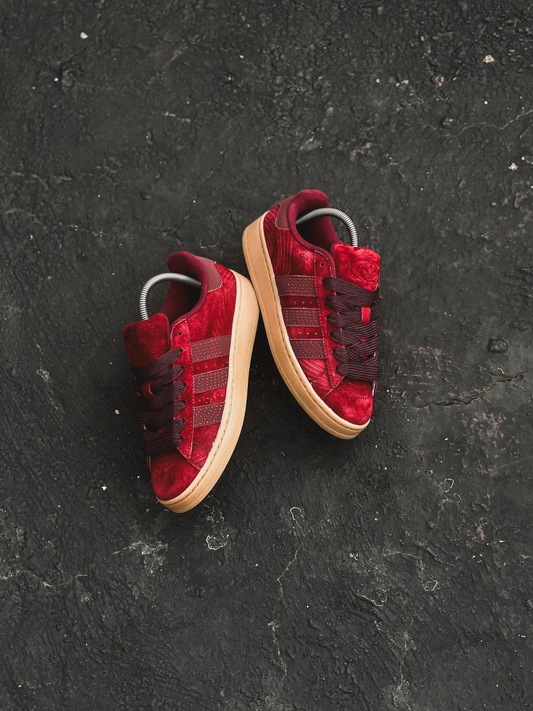 Adidas Campus 00S Collegiate Burgundy Maroon White Tint