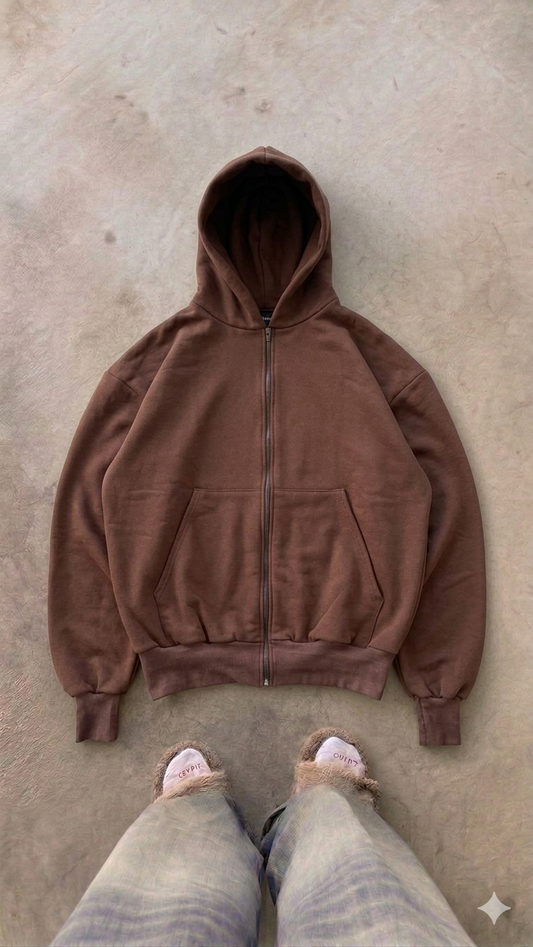 Essentials Coffe Oversized Jacket