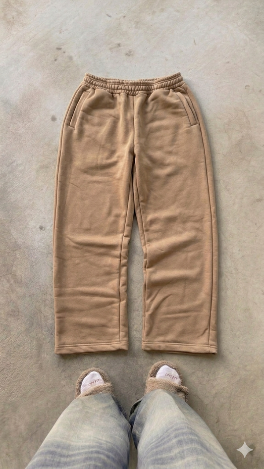 Essentials Beige Oversized Pant