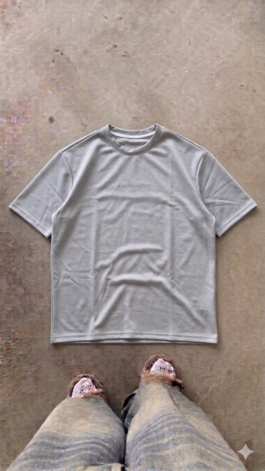 Essentials Gray Oversized Tee