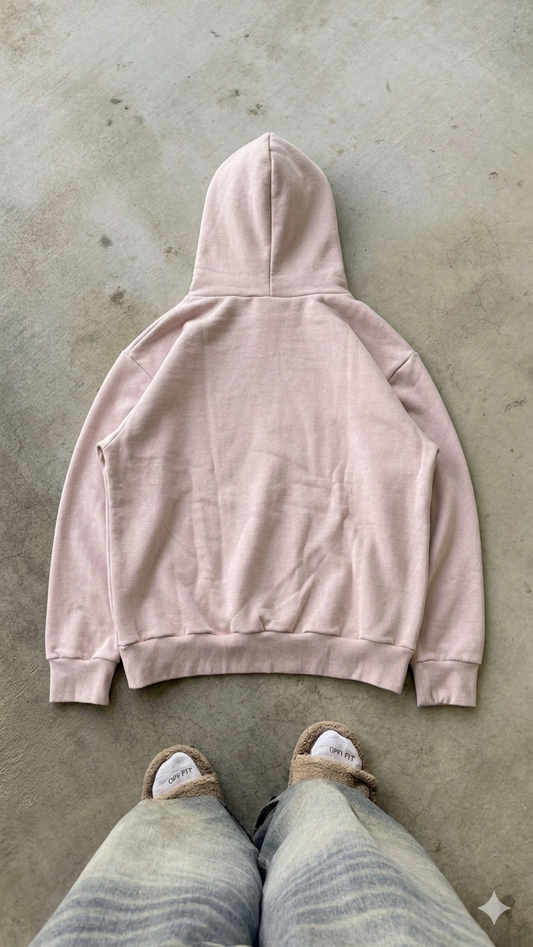 Essentials Pink Oversized Hoodie