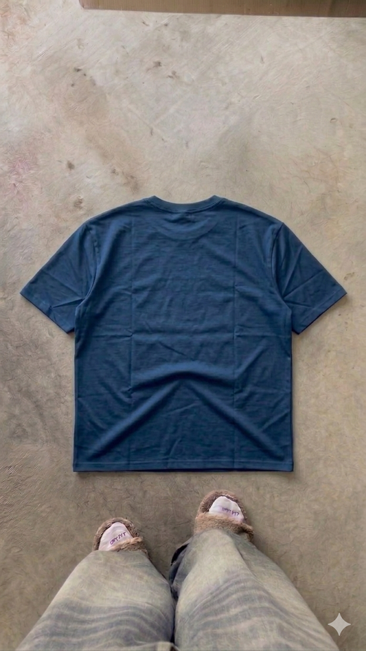 Essentials Blue N Oversized Tee