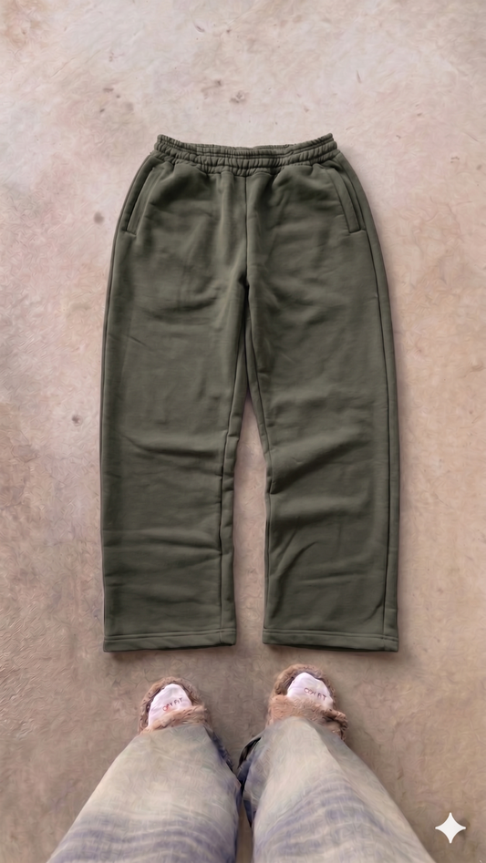 Essentials Green Oversized Pant