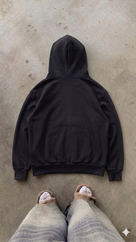 Essentials Black Oversized Balaclava