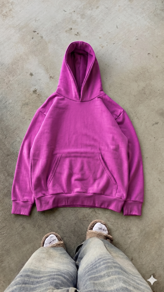 Essentials Fuchsia Oversized Hoodie
