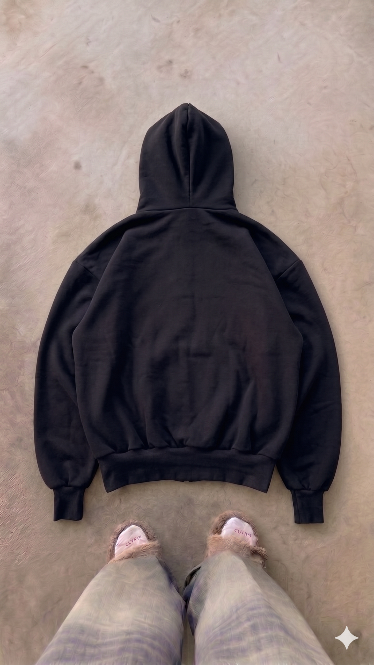 Essentials Black Oversized Jacket
