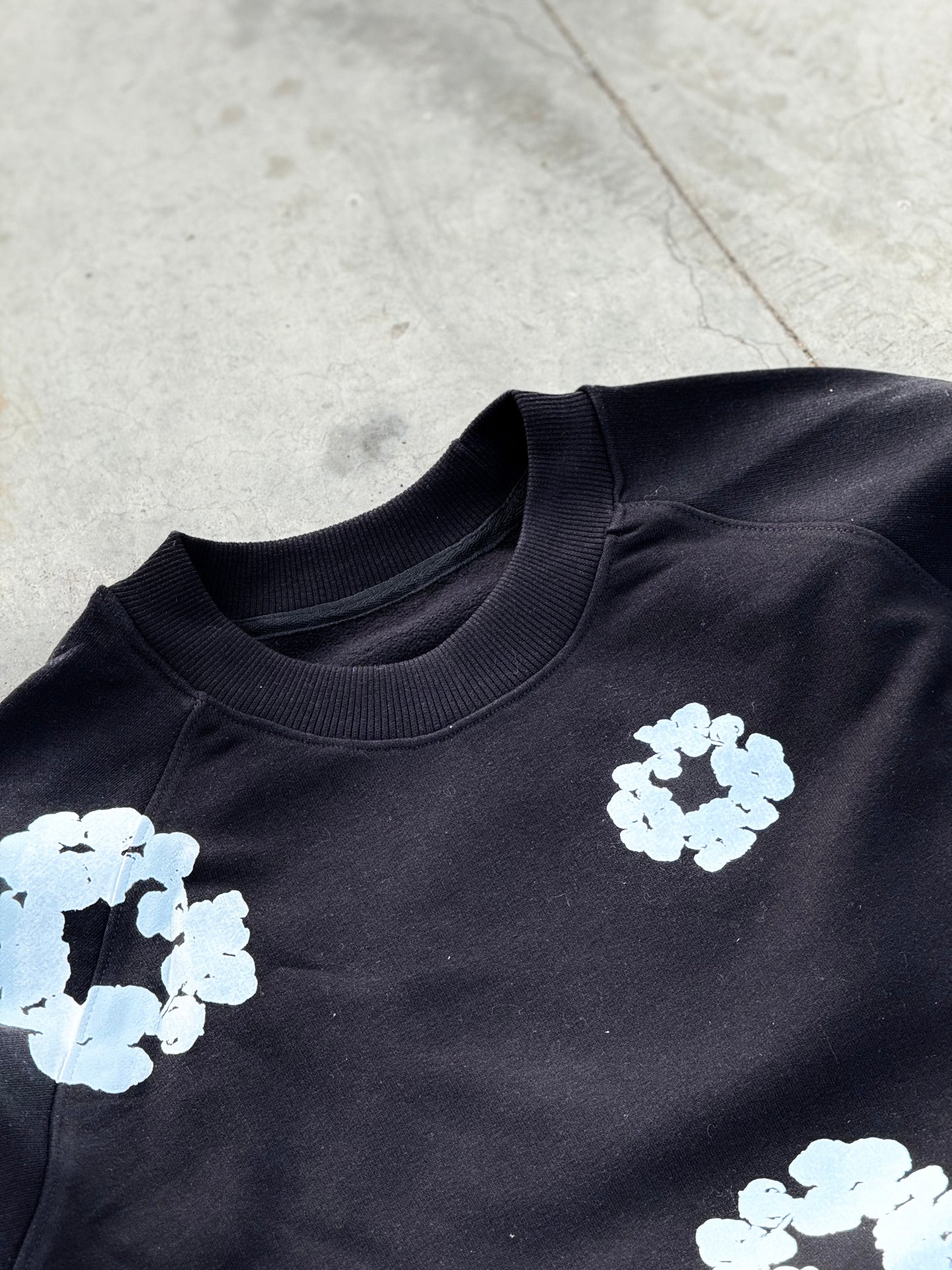 Overzise Sweatshirt Acid Wash