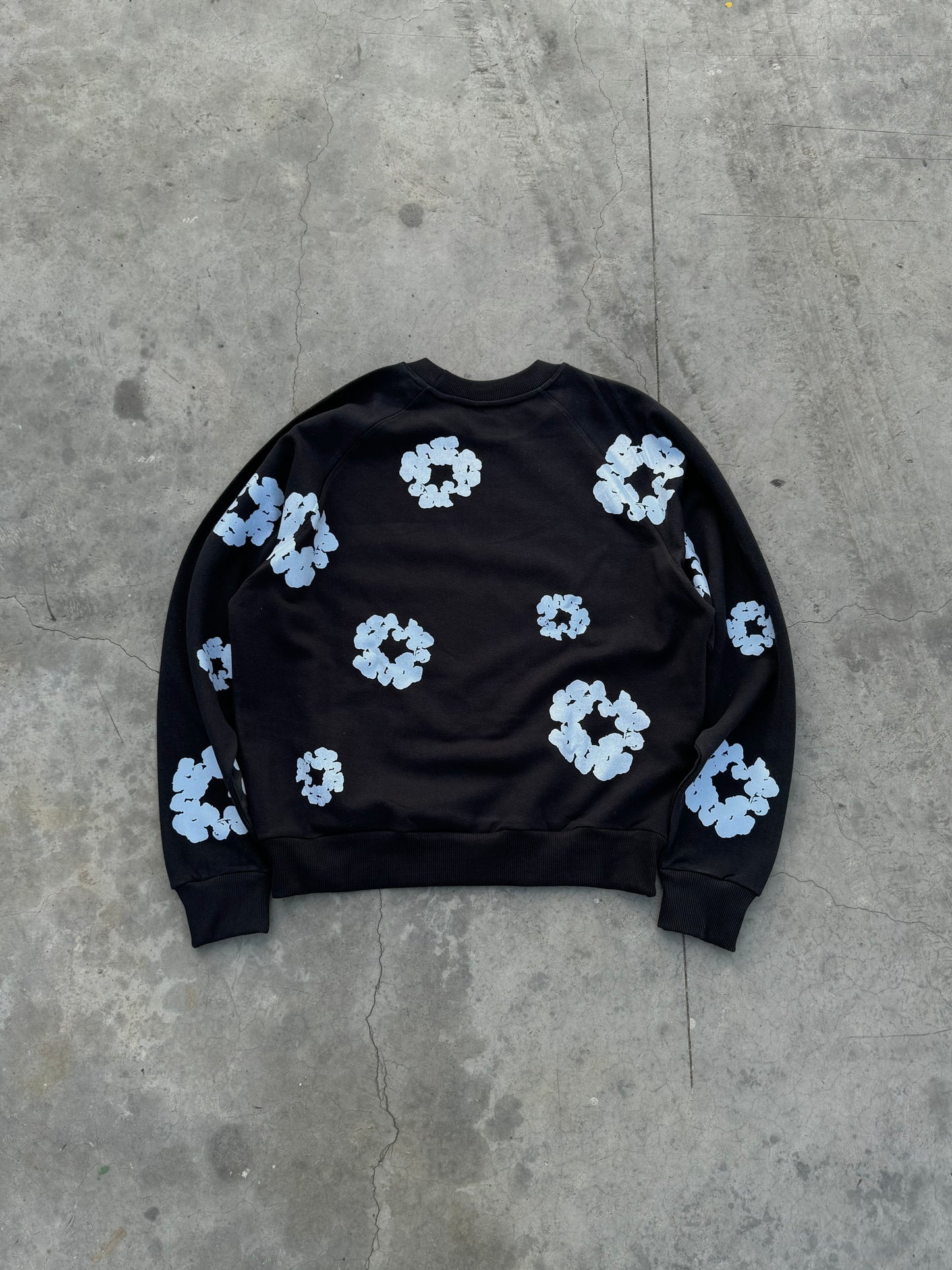 Overzise Sweatshirt Acid Wash