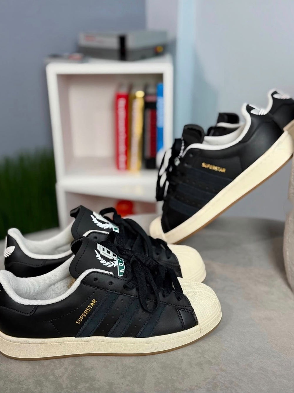 Adidas Superstar "Black Gum"