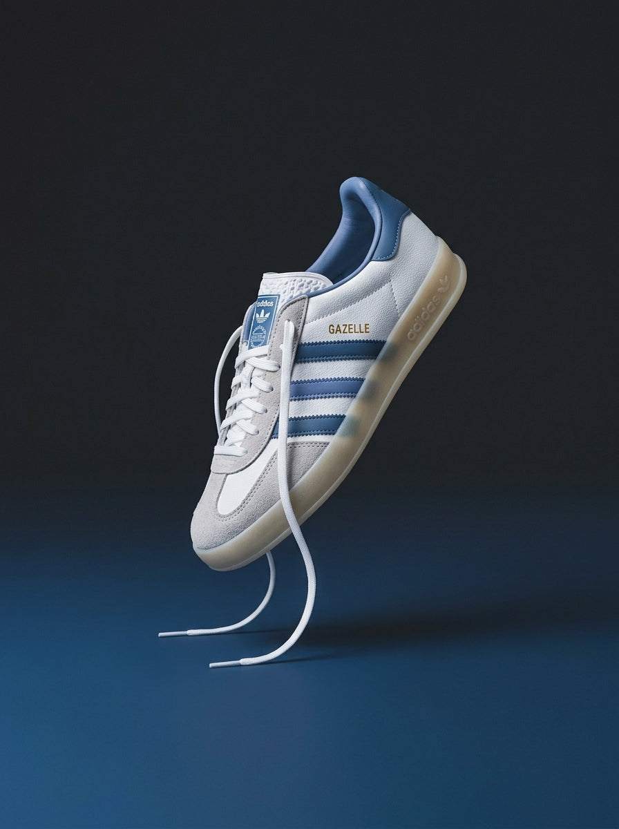 Adidas Gazelle Indoor White Blue
