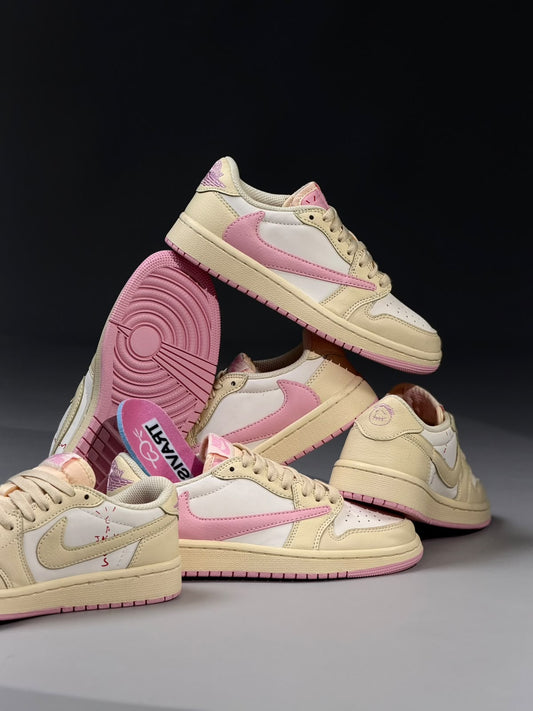 Travis Scott x Air Jordan 1 Low OG "Shy Pink"
