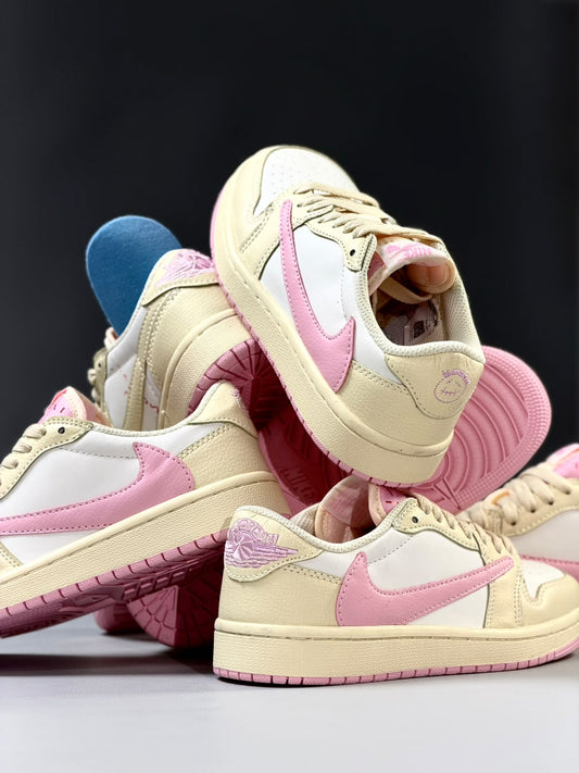 Travis Scott x Air Jordan 1 Low OG "Shy Pink"