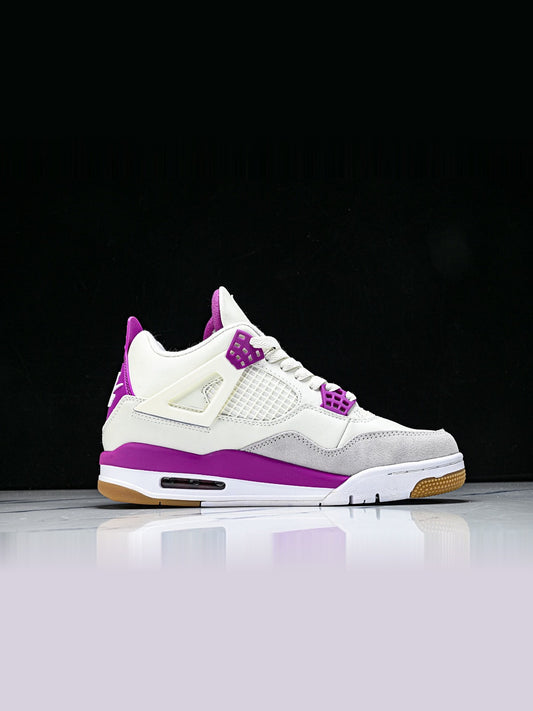 Air Jordan 4 White Fuchsia