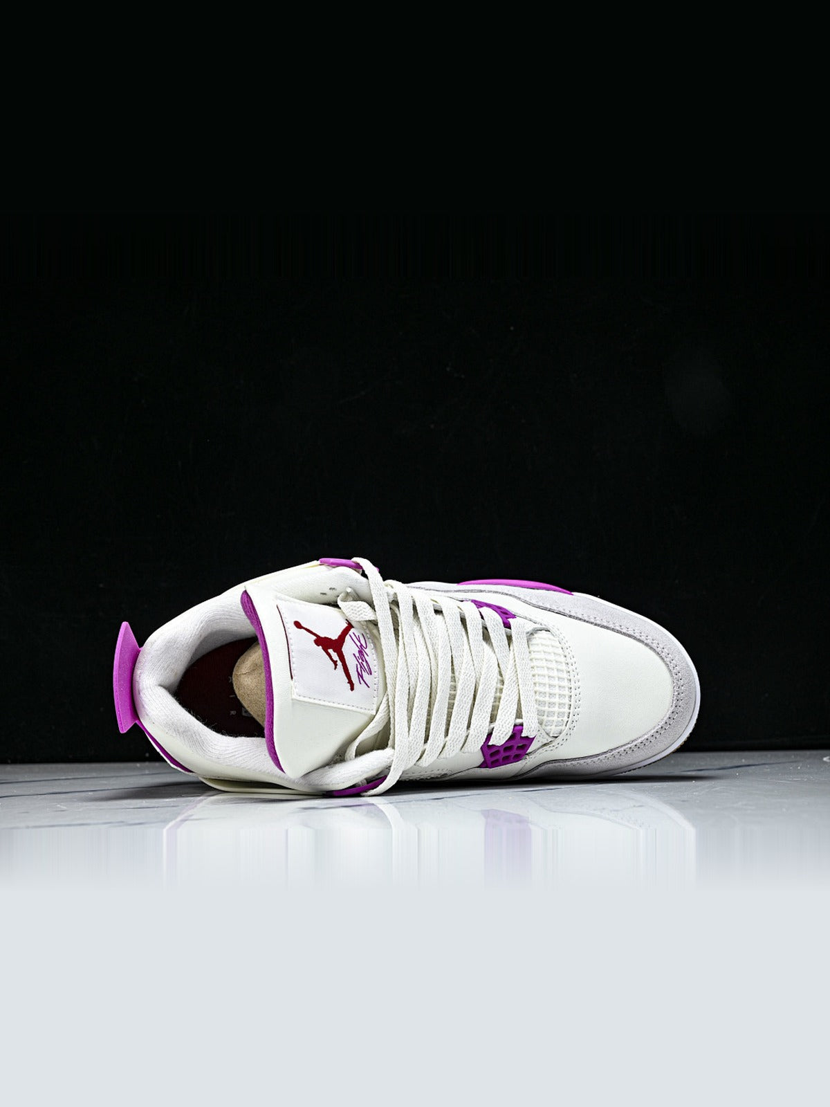 Air Jordan 4 White Fuchsia