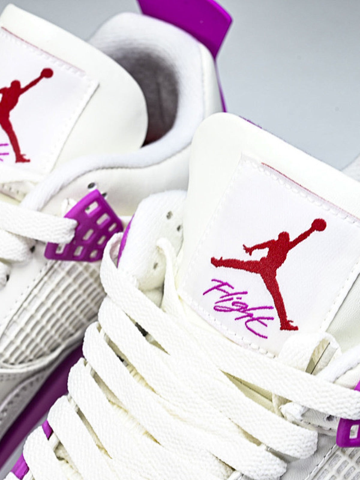 Air Jordan 4 White Fuchsia