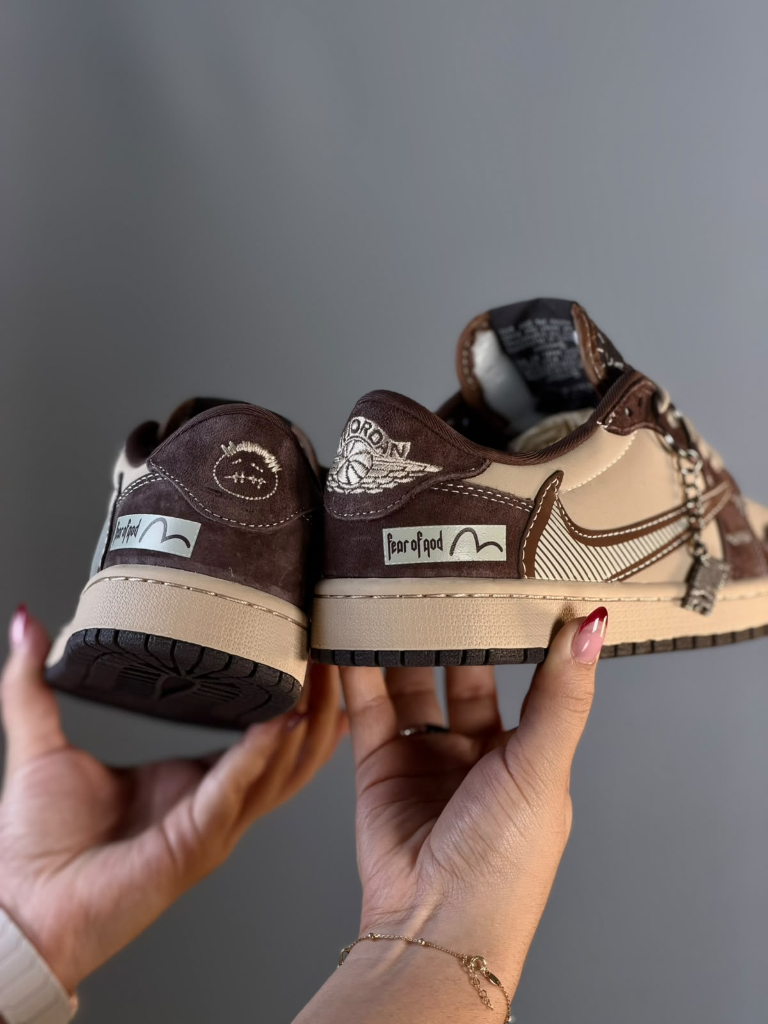 Air Jordan 1 Low Custom "Fear of God x Evisu"