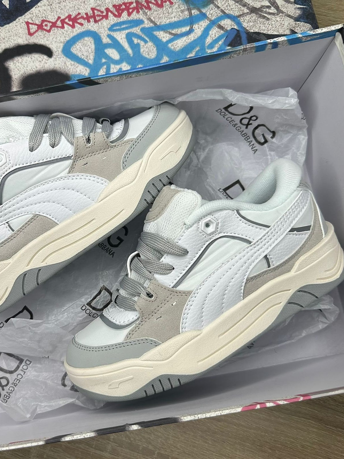 Puma 180 White Grey