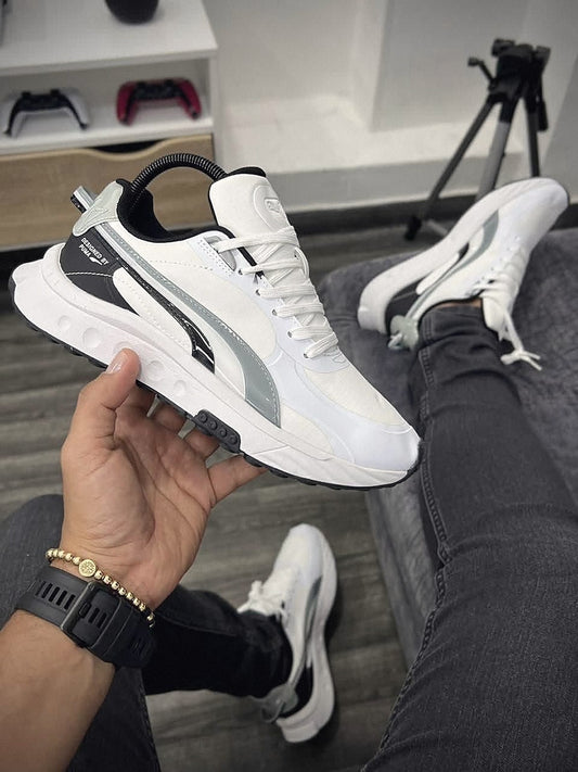 Puma Wild Rider White Grey Black