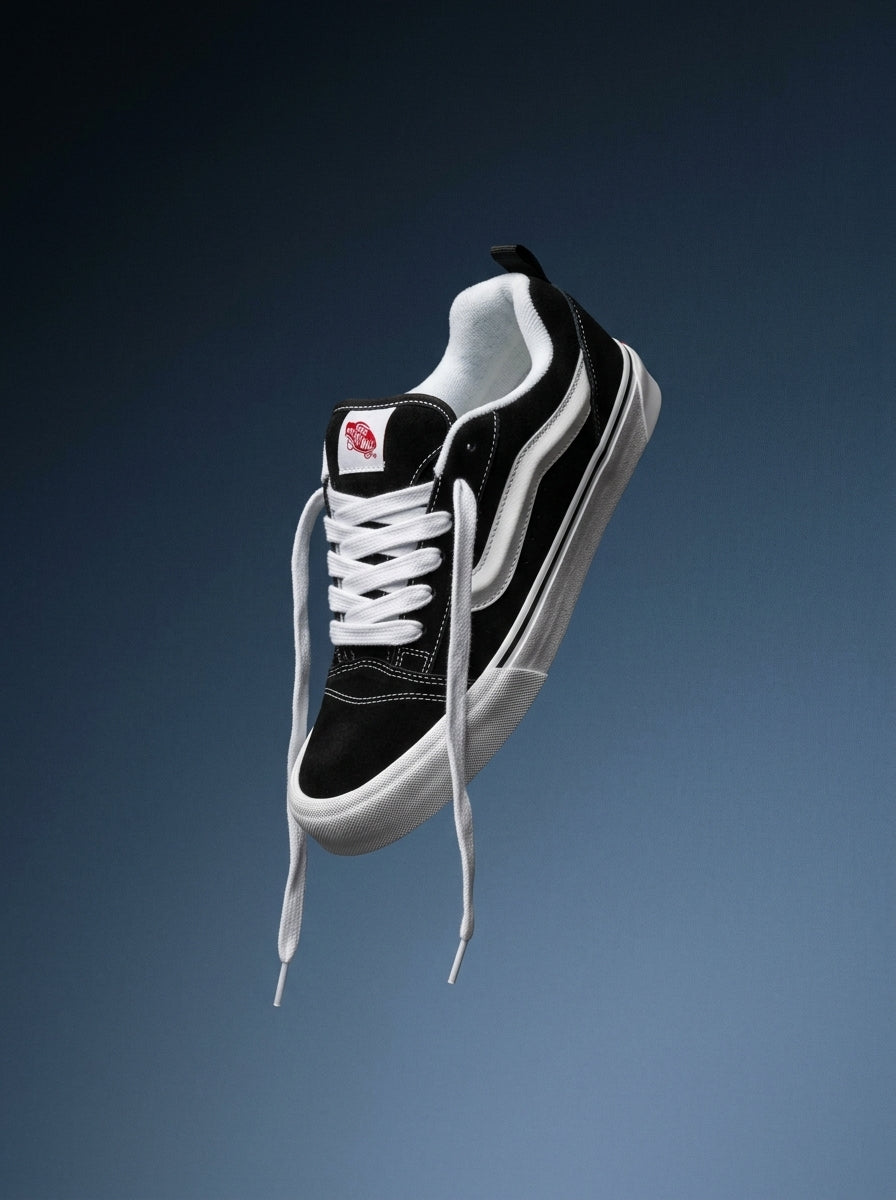 Vans Knu Skool Black White