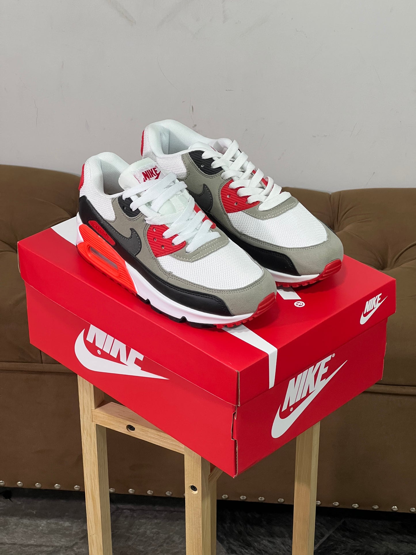 Nike Air Max 90 Rojos Con Blanco Air Max 90 Tenis Rojas Nike Nike